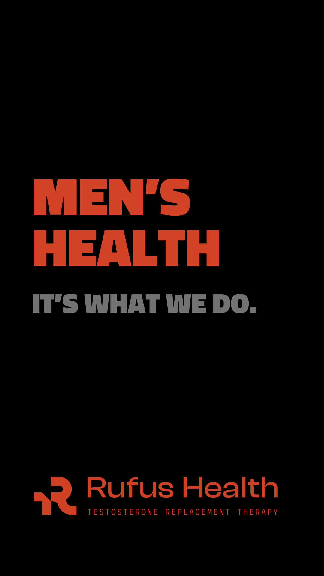 Rufus Health Facebook ad