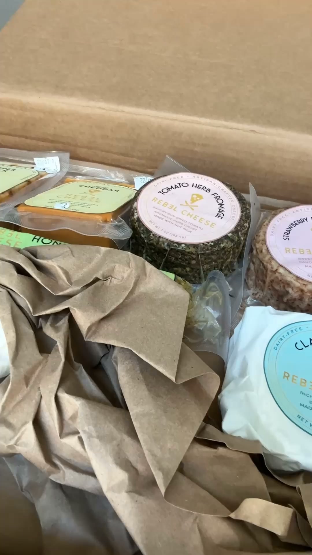 Rebel Cheese Facebook ad: Skip the Flowers Send Really Good Cheese