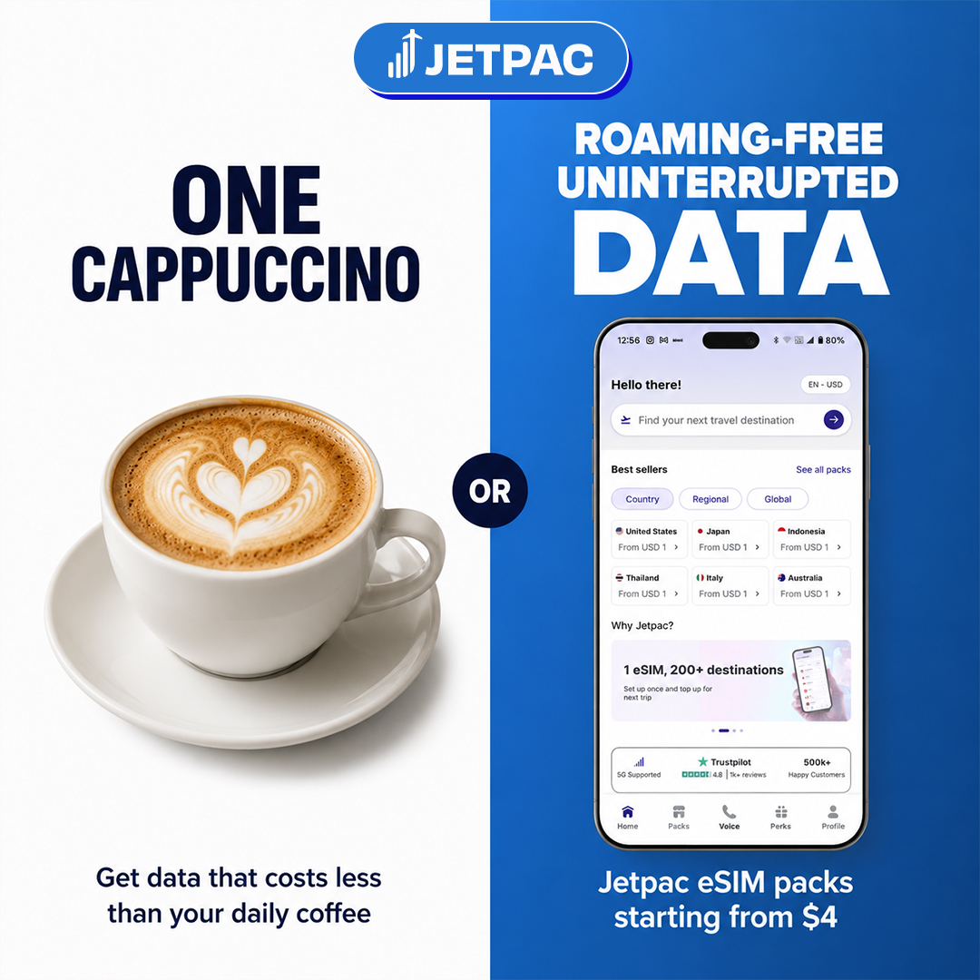Jetpac Facebook ad