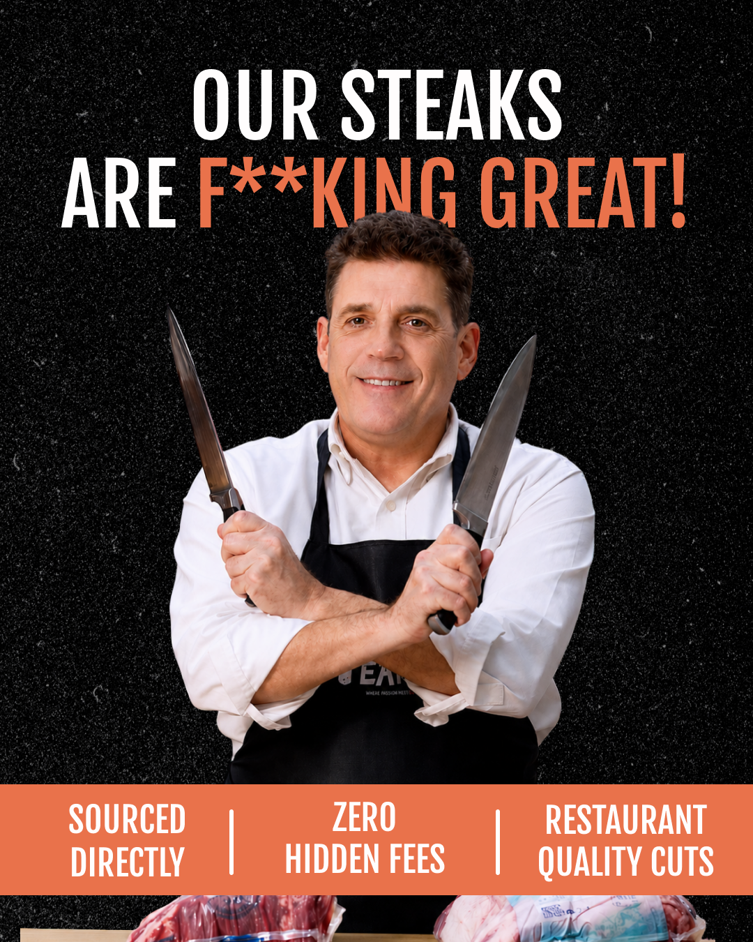 Steak King Foods Facebook ad: Big Deals on Premium Steak in HK