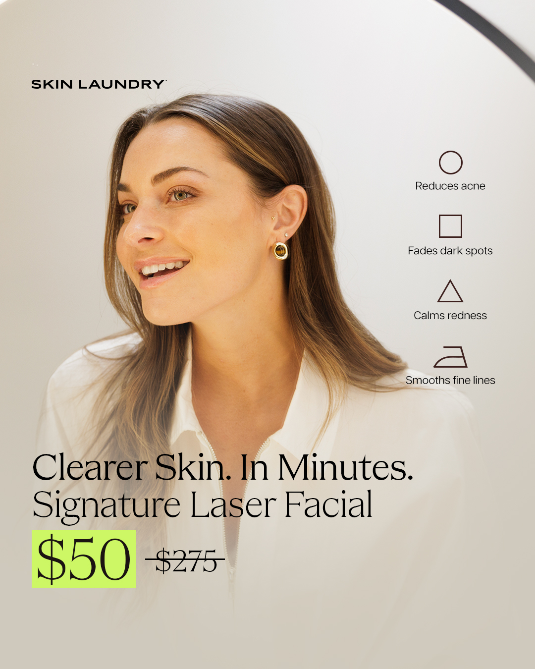 Skin Laundry Facebook ad