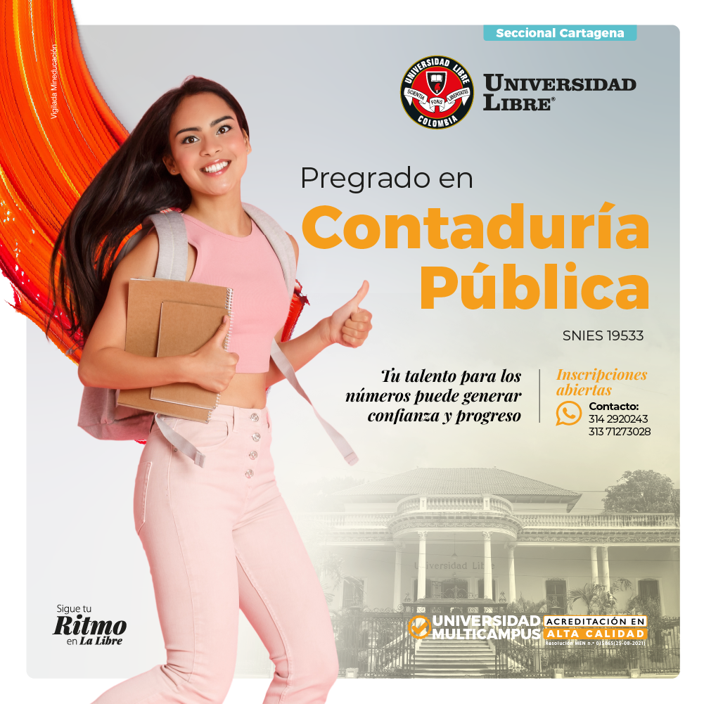Universidad Libre, Seccional Cartagena Facebook ad from Nov 13, 2025