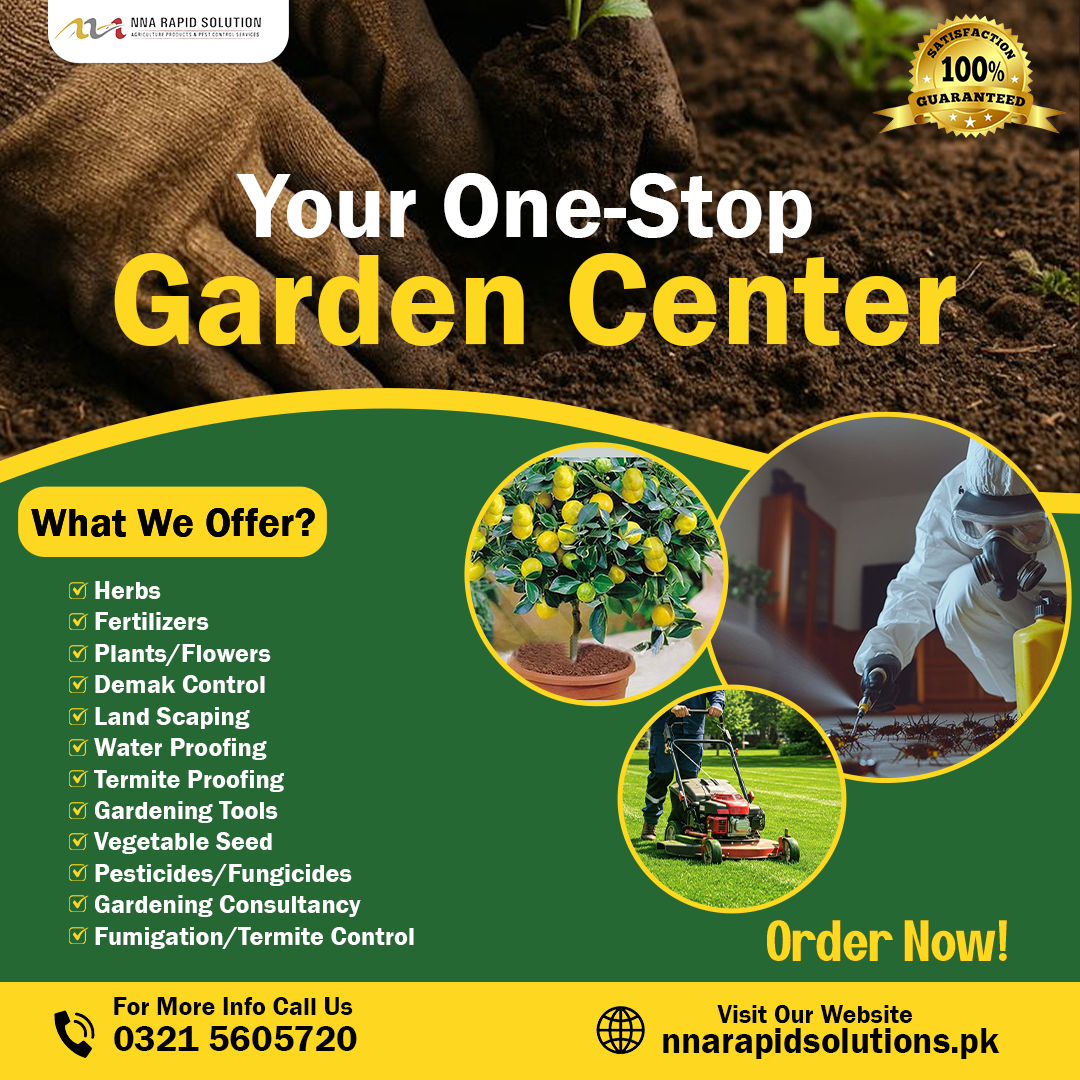NNA Rapid Solutions Facebook ad: Best Garden Center in Pakistan | Plants, Seeds, Tools &…