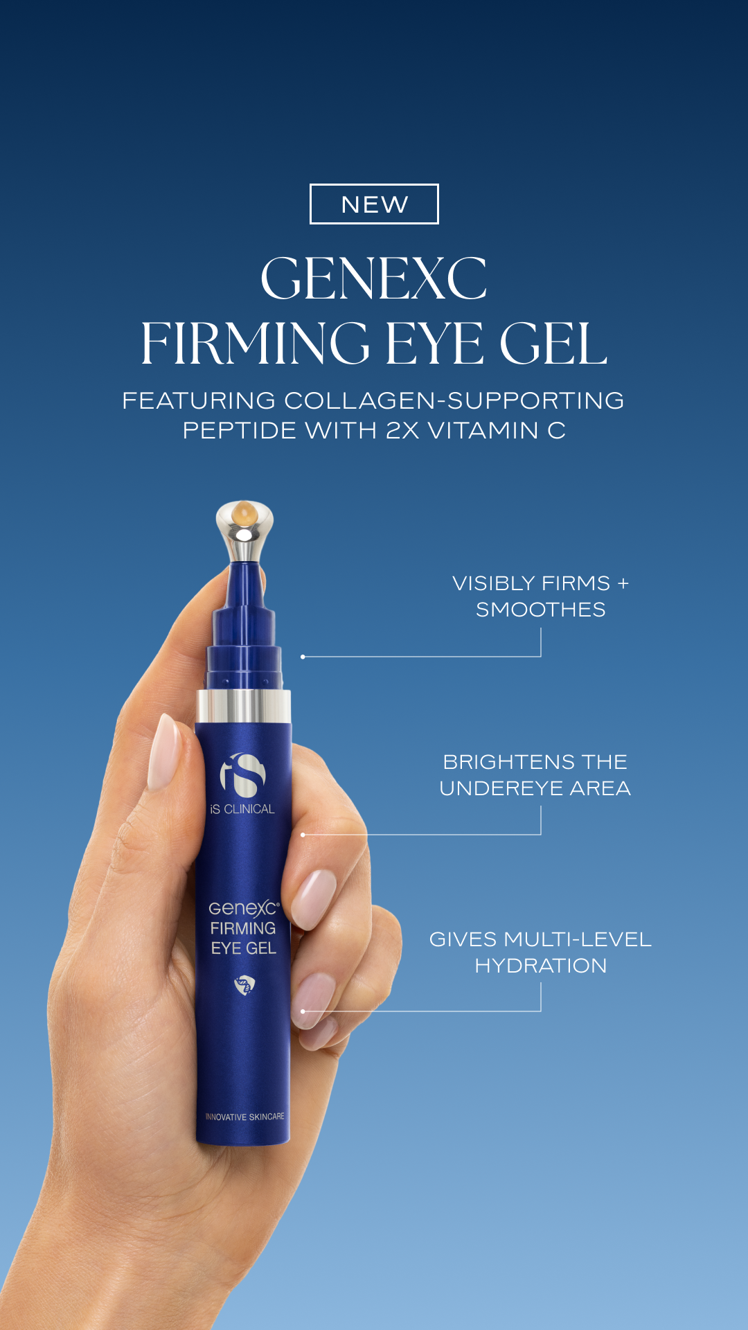 iS CLINICAL Facebook ad: Advanced Daily Eye Treatment