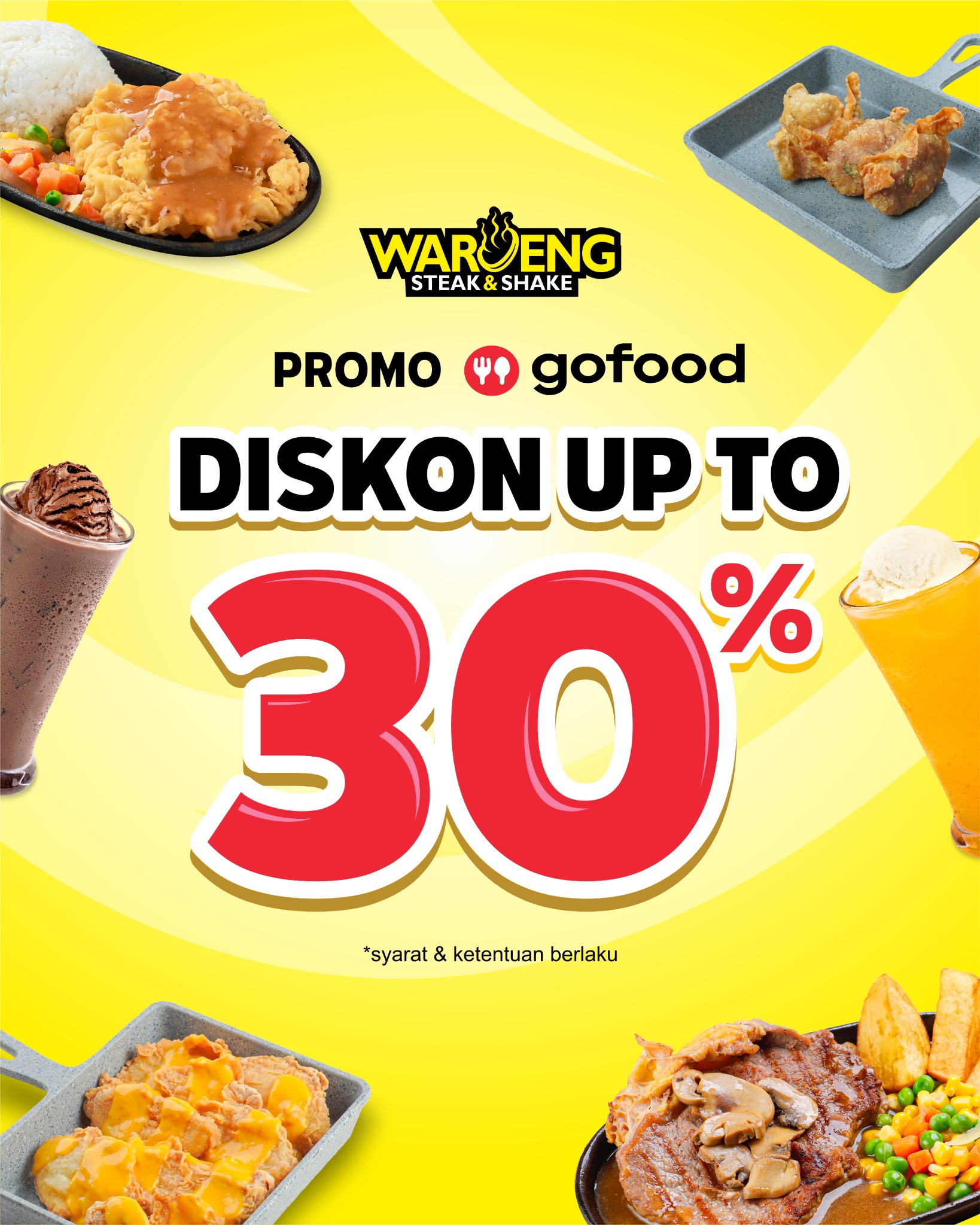 Waroeng Steak & Shake Facebook ad: Pakai Promonya Sekarang!