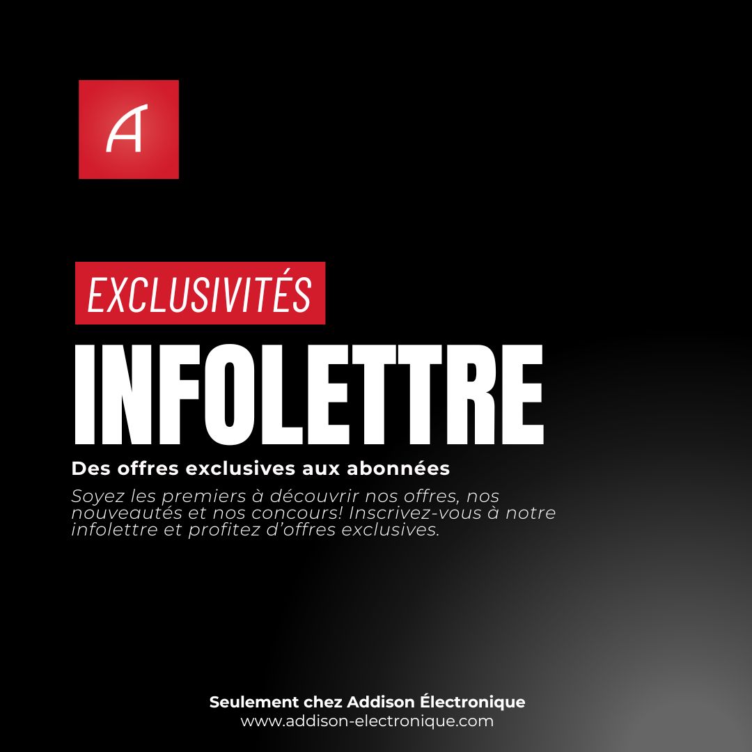 Addison Électronique Facebook ad
