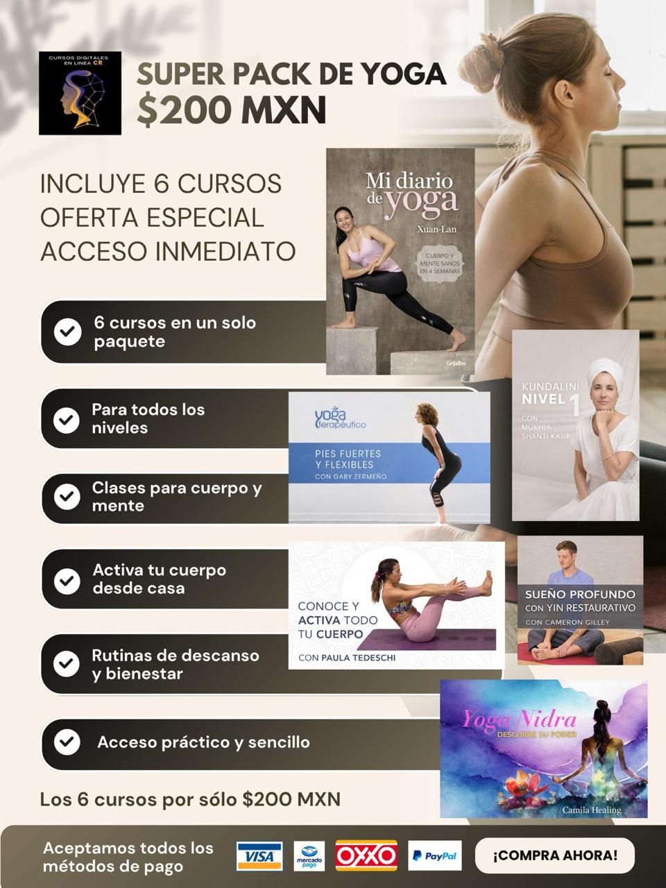 Domina tu Mente By CR Facebook ad: Super Pack YOGA 2026