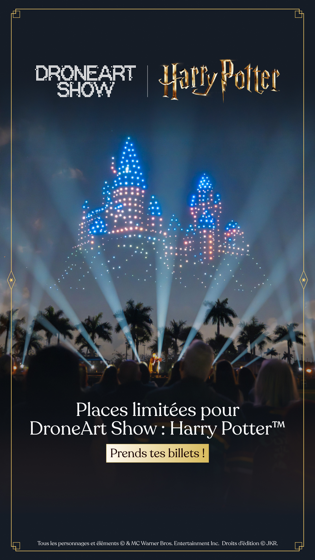 DroneArt Show Facebook ad from Apr 29, 2026
