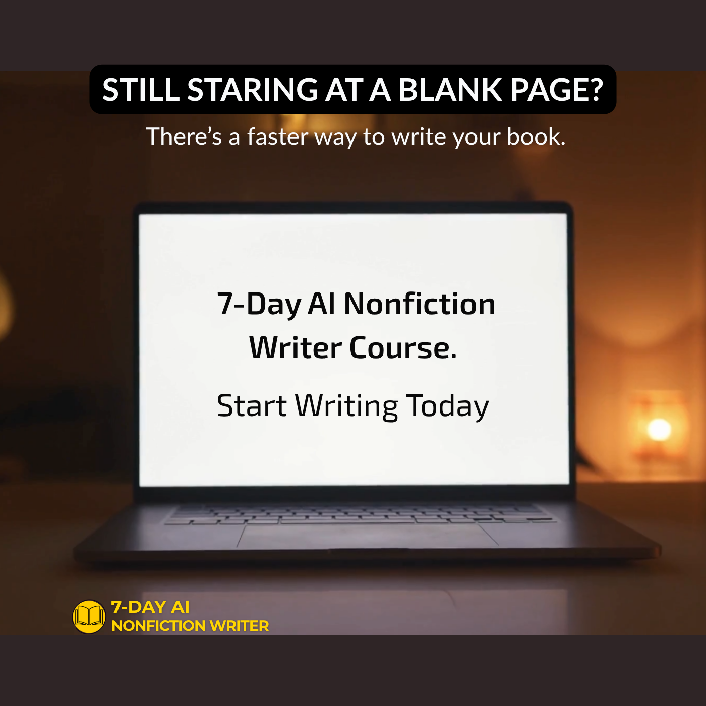 7 Day AI Writer Facebook ad: Still Staring at a Blank Page?