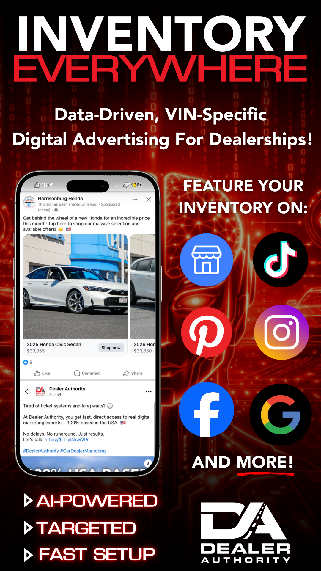 Dealer Authority Facebook ad