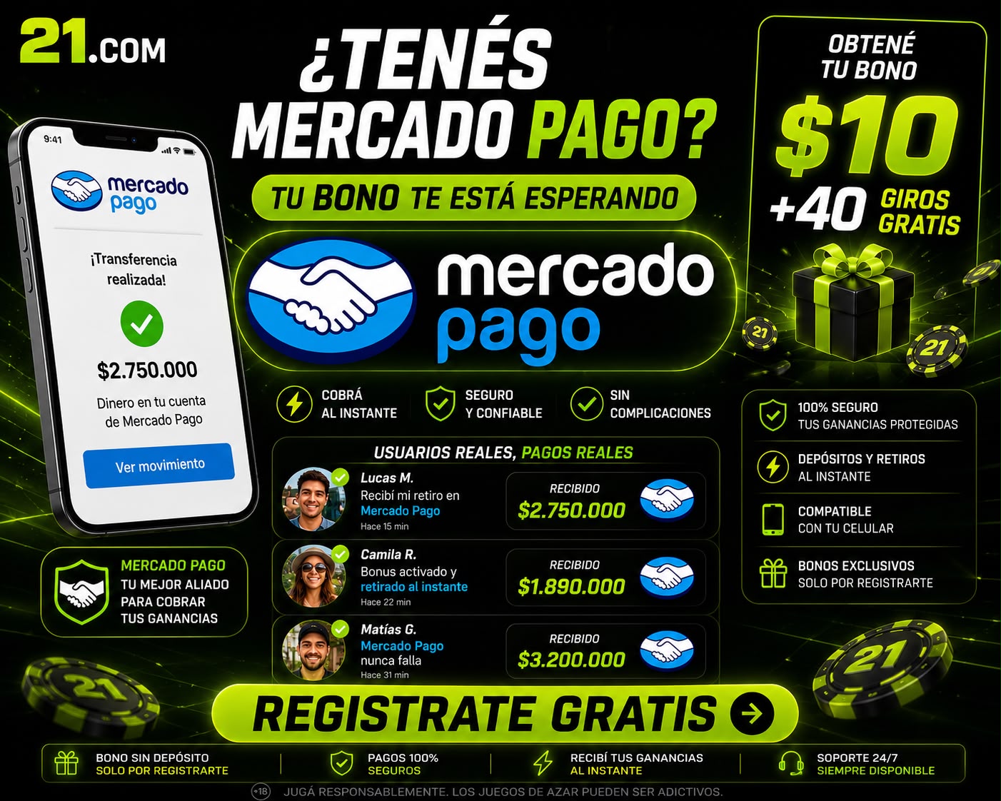 Otis WhiteHouse Facebook ad: Creá tu cuenta Gratis