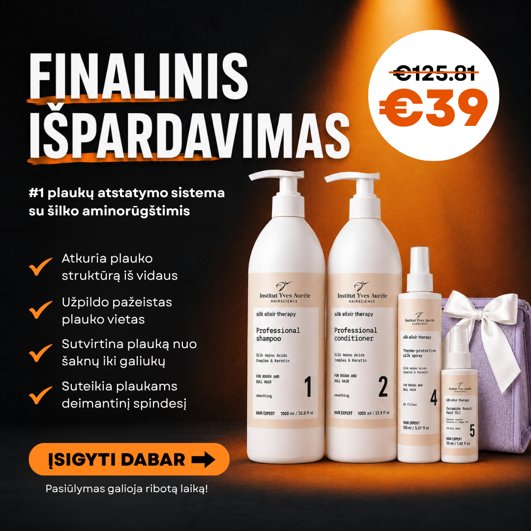 Derma DNA Lietuva Facebook ad: Šilkas tavo plaukams