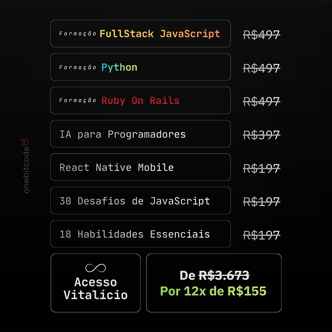 One Bit Code Facebook ad: Combo Dev IA OneBitCode