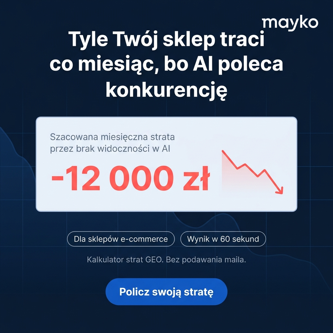 Agencja Mayko Facebook ad