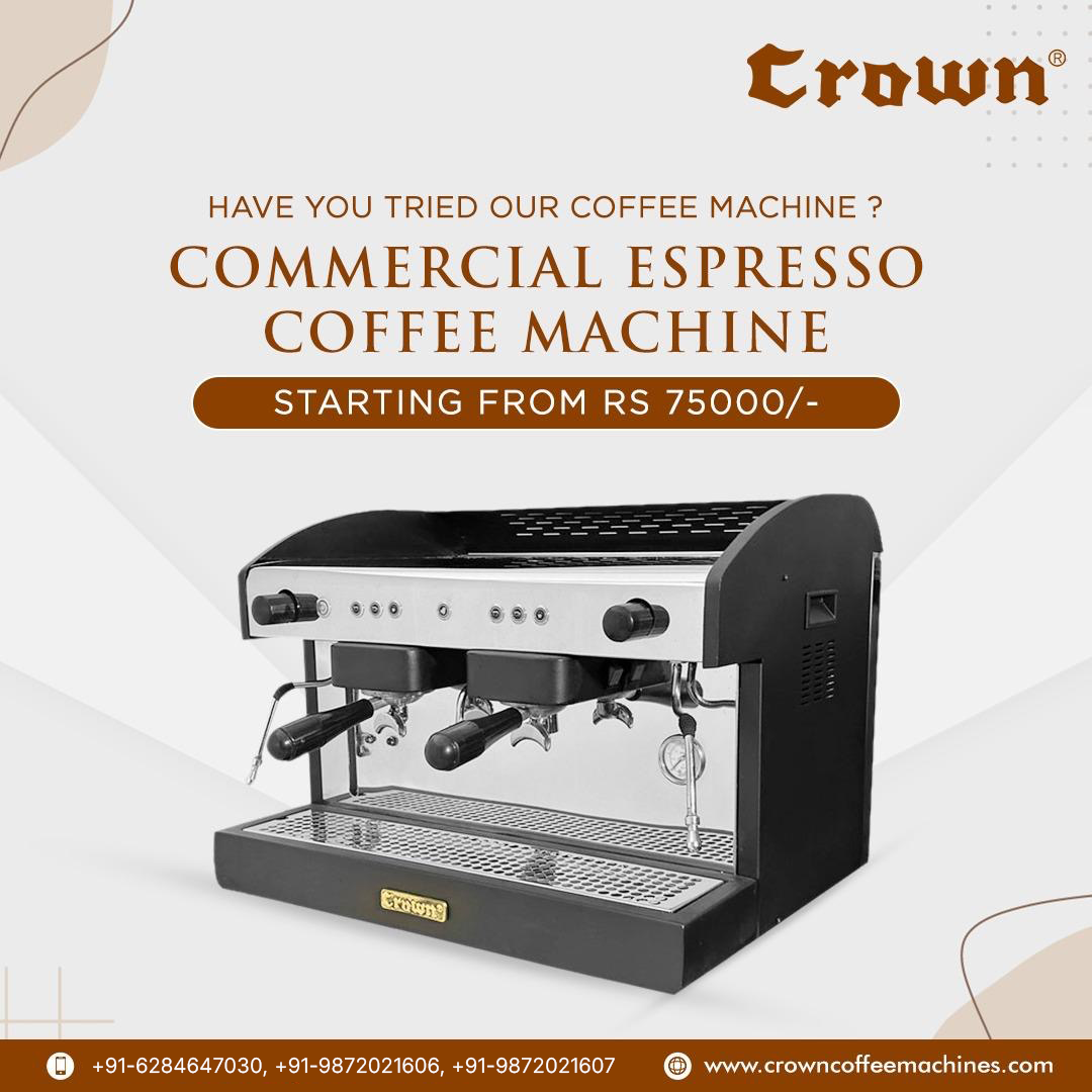 Crown Coffee Machines Facebook ad