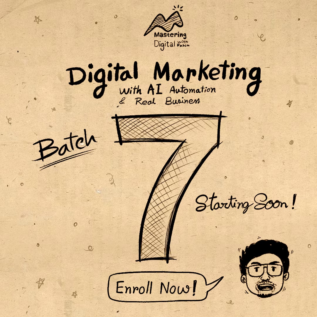 Mastering Digital With Fahim Facebook ad