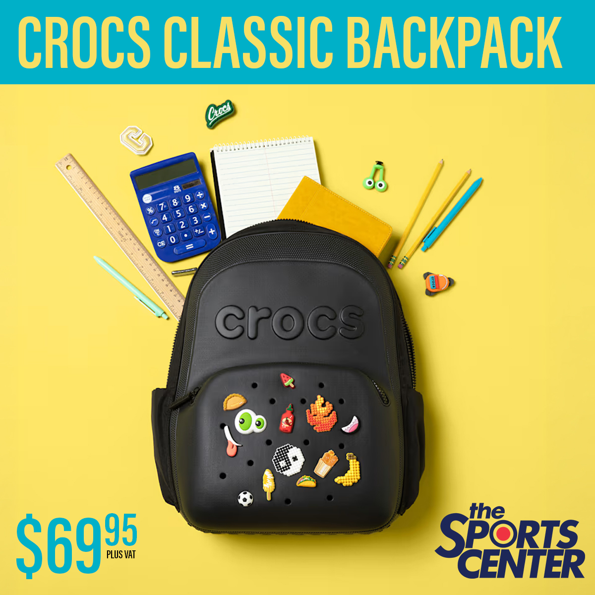 The Sports Center Facebook ad: CROCS SMALL BACKPACK - CZFB0003