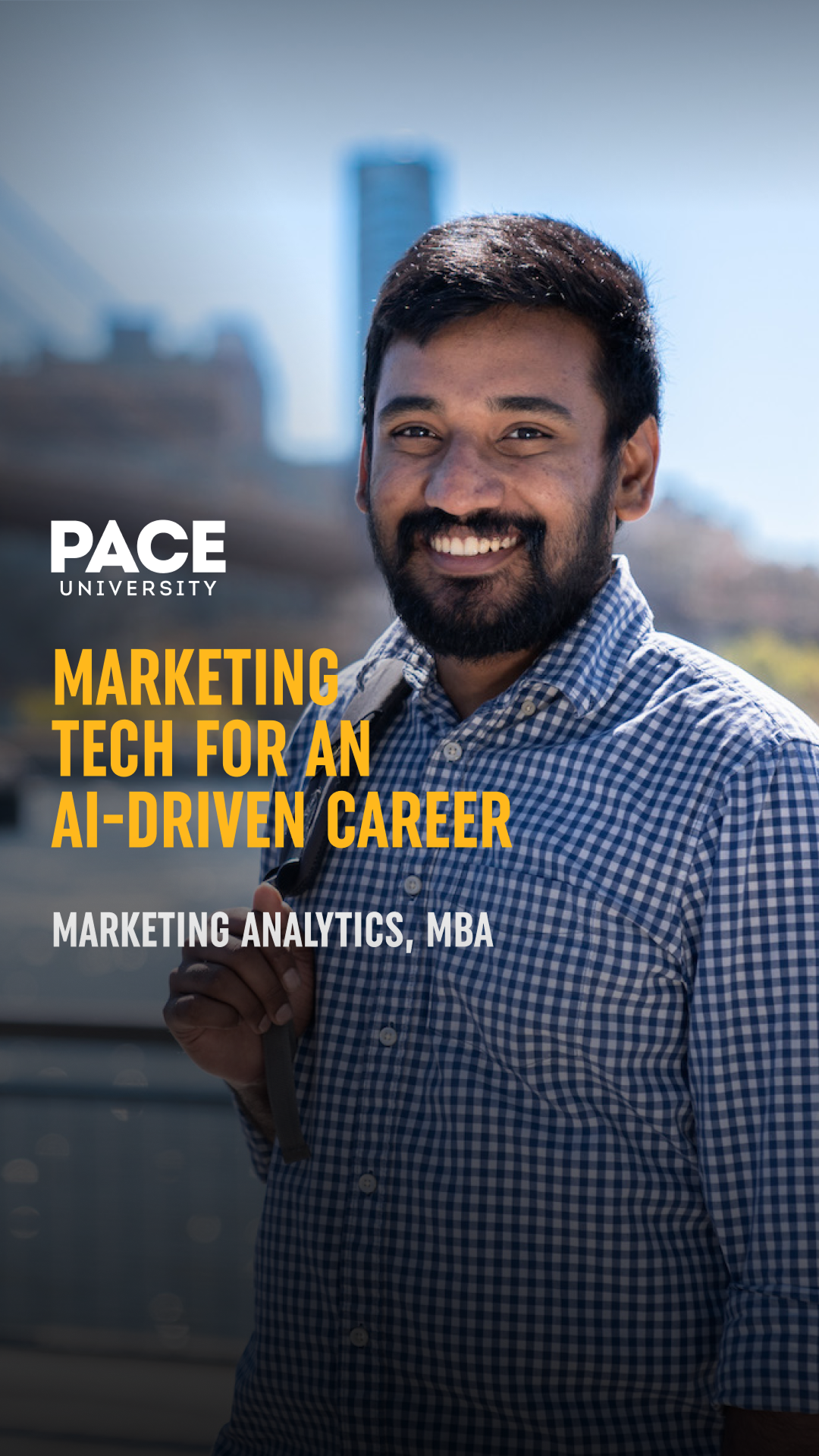 Pace University Facebook ad