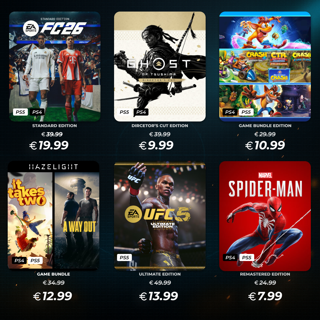 Game Clock Smederevo Facebook ad: Najpopularnije PS igre na sniženju!