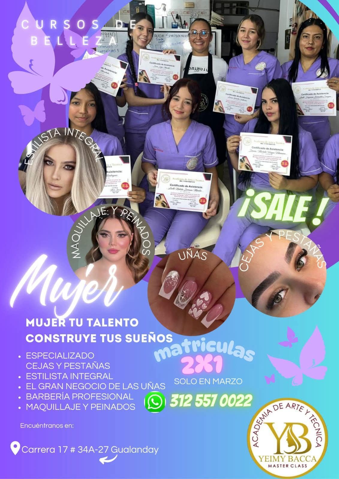 Academia Yeimy Bacca Master Class Facebook ad: EN ABRIL QUEREMOS PREMIAR TU VALENTIA!