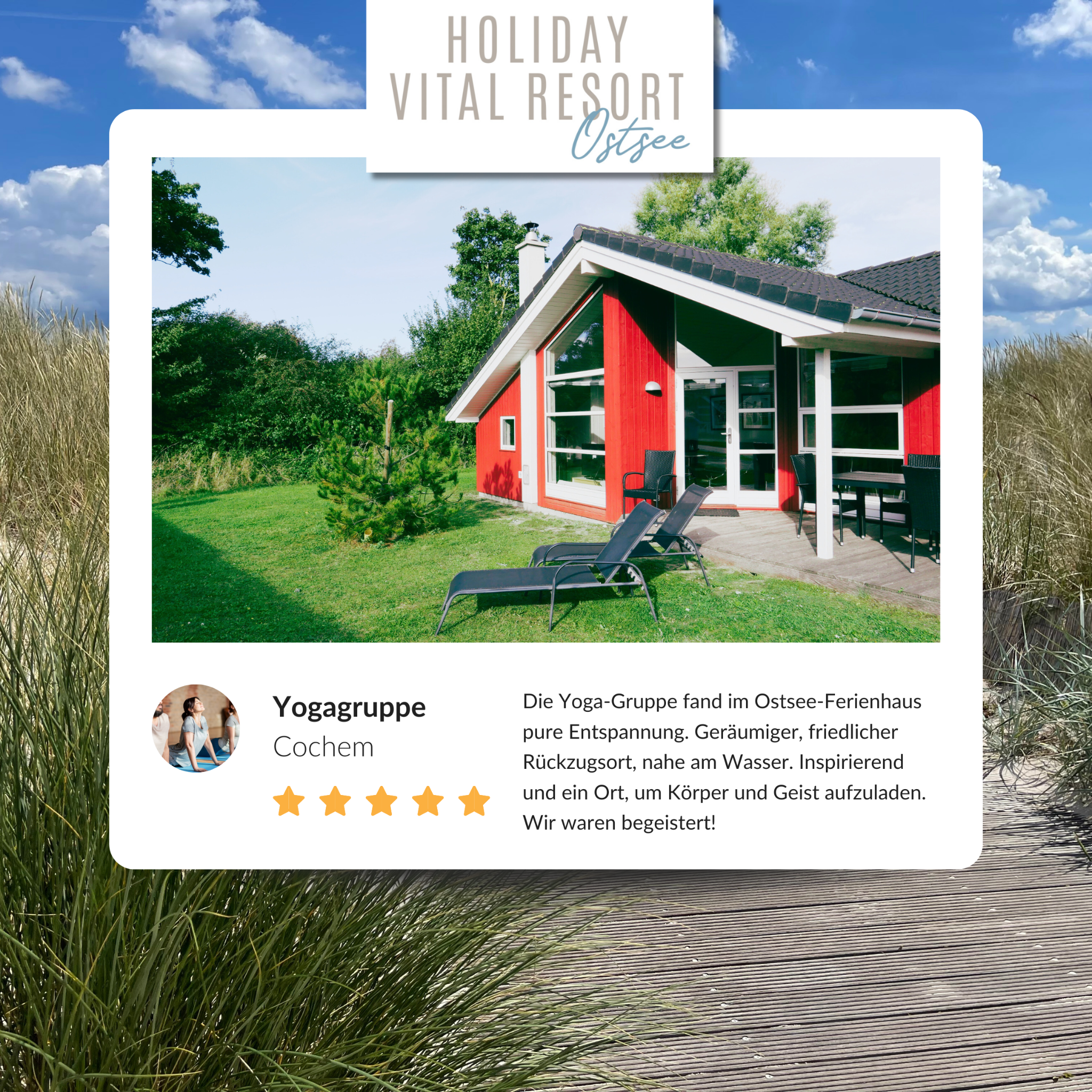 Holiday Vital Resort Facebook ad from Nov 6, 2023