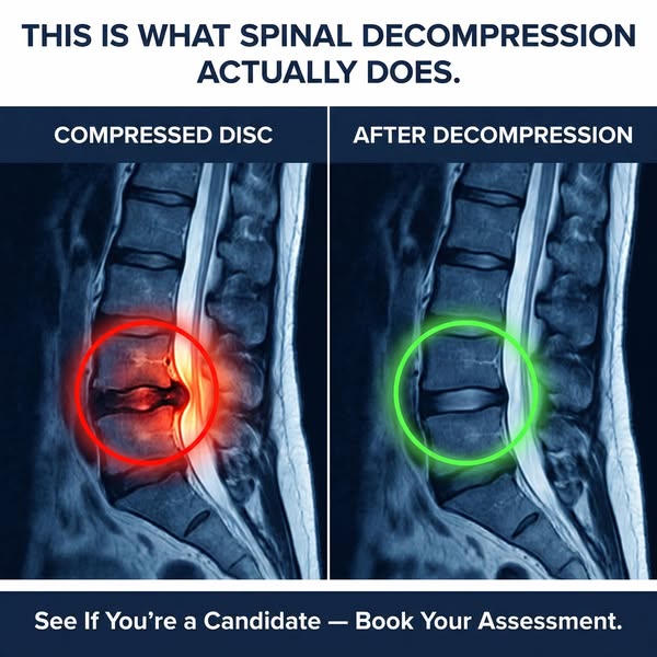 Hoang Disc & Spine Facebook ad: FREE Spinal Decompression Evaluation (Reg. $350)