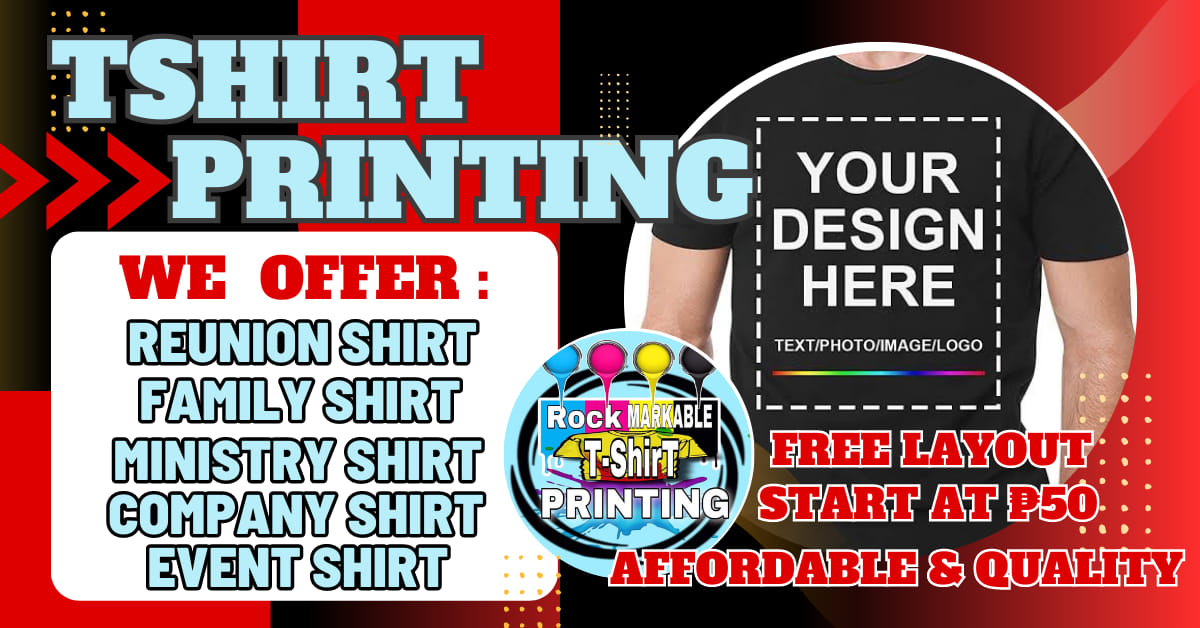 RockMarkable Printing Shop Facebook ad: π-πππππ ππππππππ at ππππππ πππππ