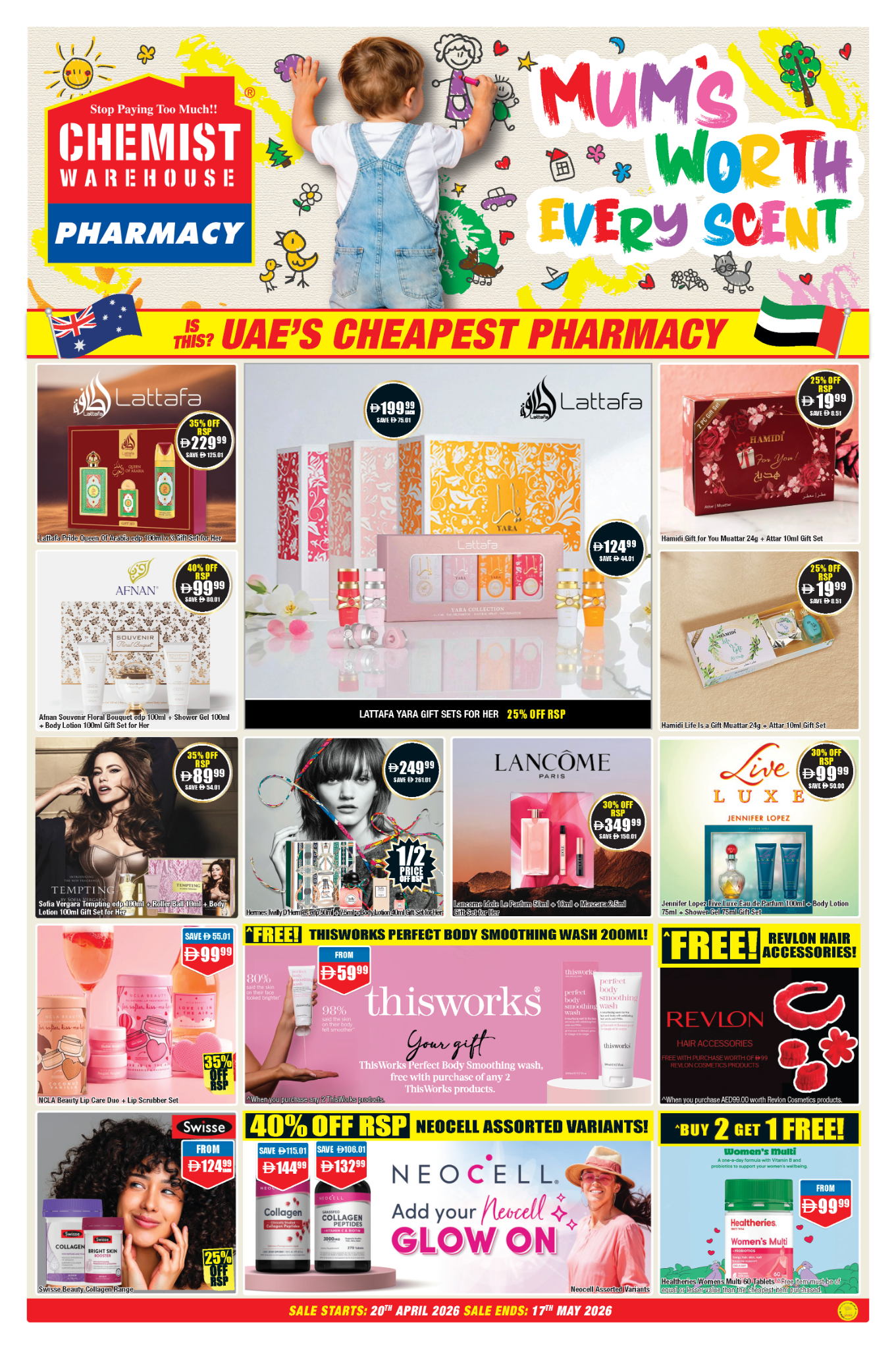 Chemist Warehouse United Arab Emirates Facebook ad
