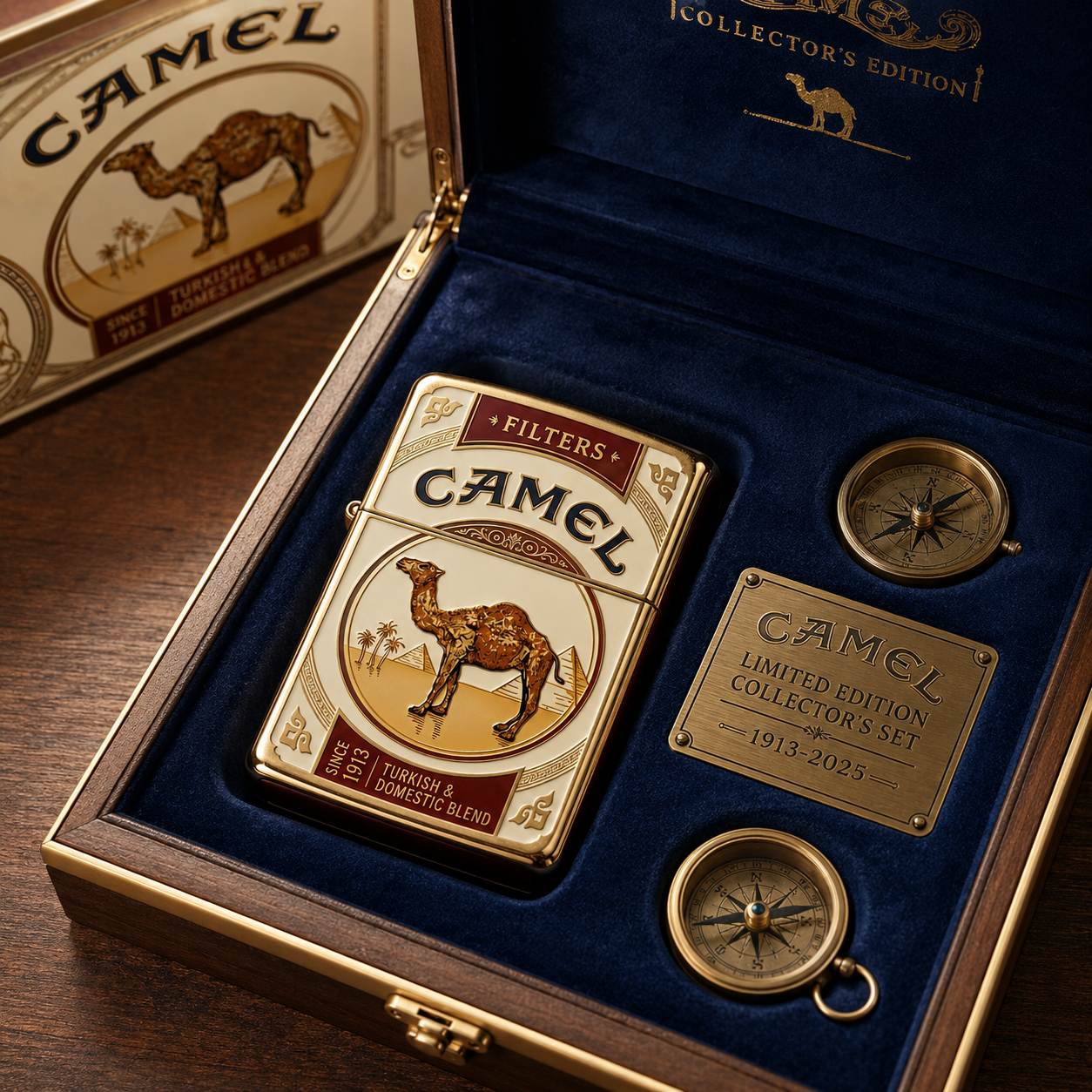 Linrusy Gift Studio Facebook ad: Camel Vintage Desert Camel Zippo Lighter