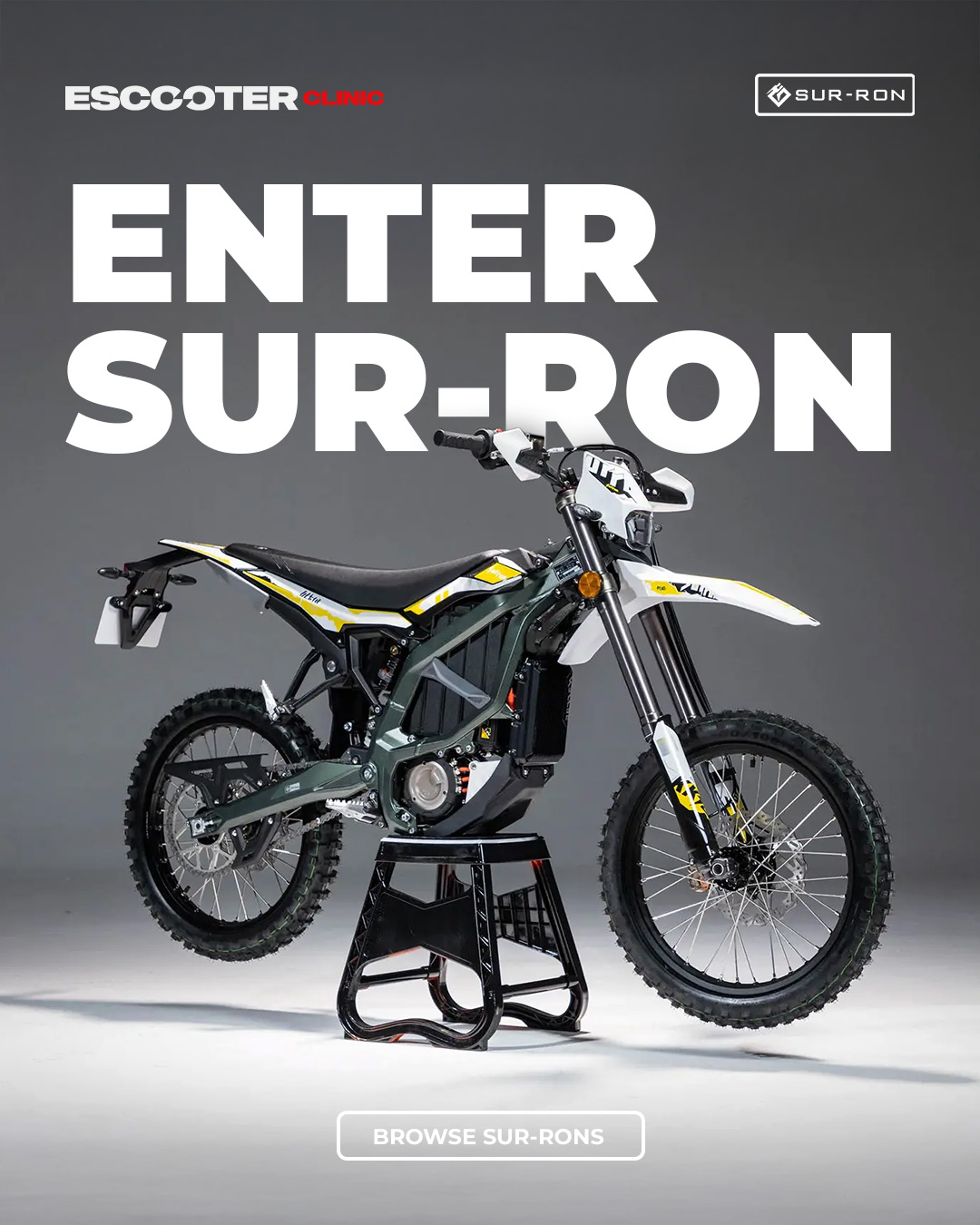 Escooter Clinic Facebook ad: Sur-ron | e-Moto | Moto