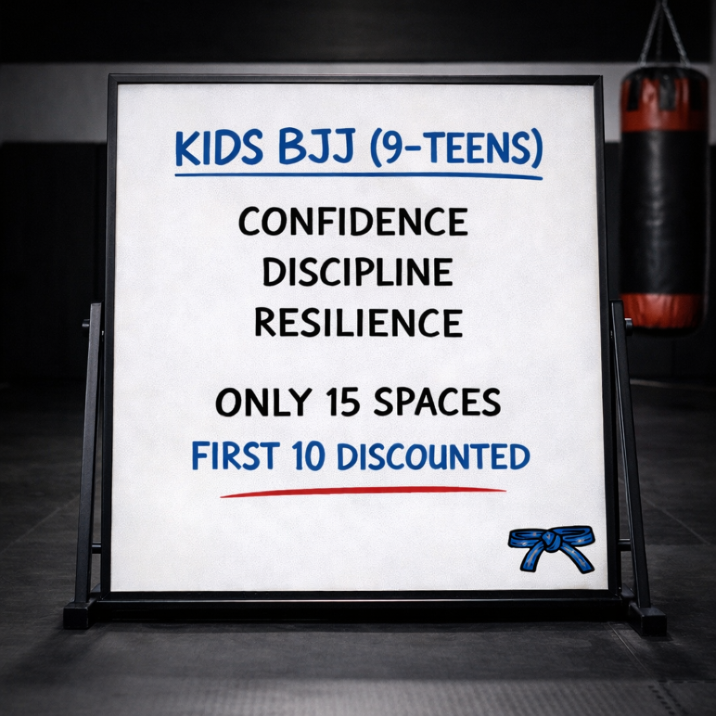 BAMA The Boado Academy of Martial Arts & Fitness Facebook ad: Only 15 Kids BJJ Spots Left