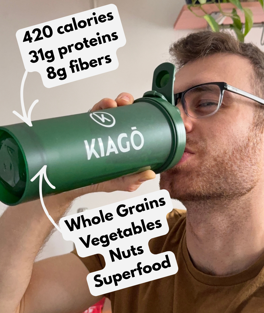 Kiago Nutrition Facebook ad: Complete Drinkable Meal