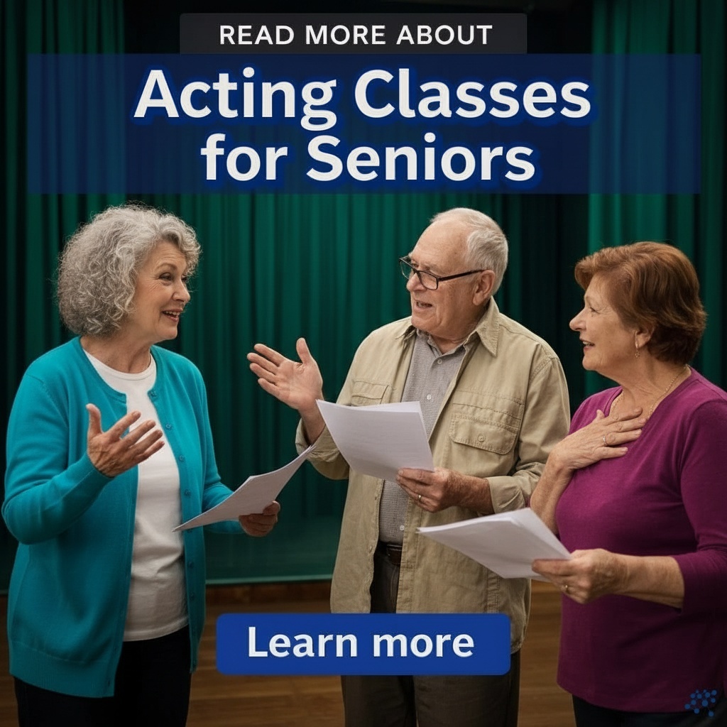 Bargain Bloom Facebook ad: Understanding Acting Classes for Seniors