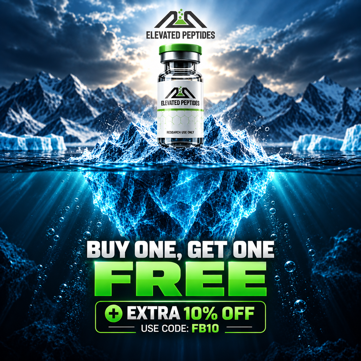 Elevated Labs Facebook ad