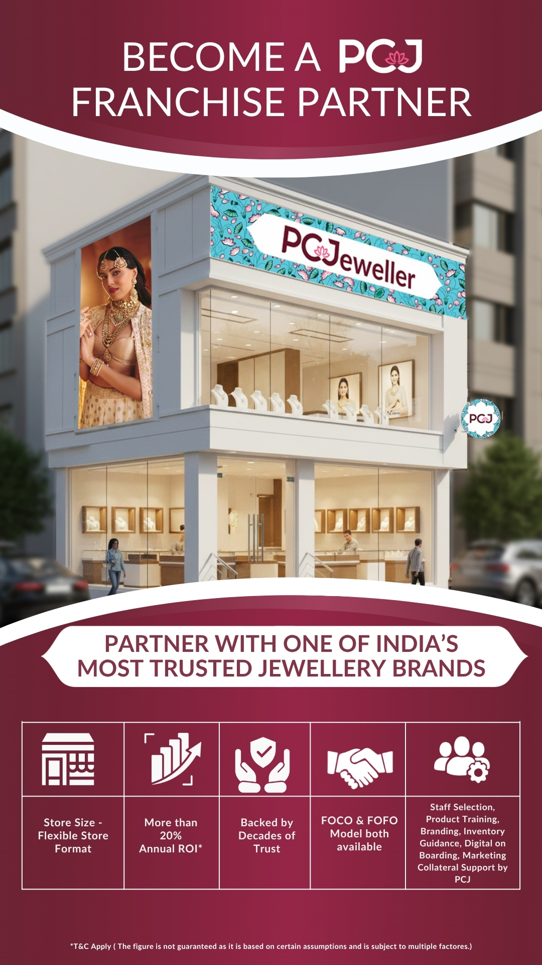 PC Jeweller Facebook ad: Start Your Jewellery Business with PC Jeweller