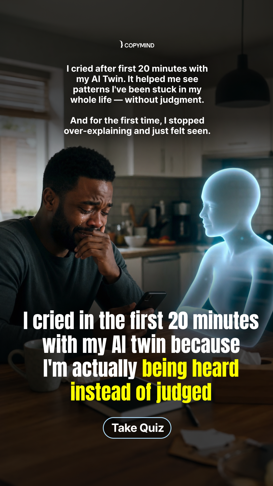 Copymind: AI twin for sel-reflection Facebook ad
