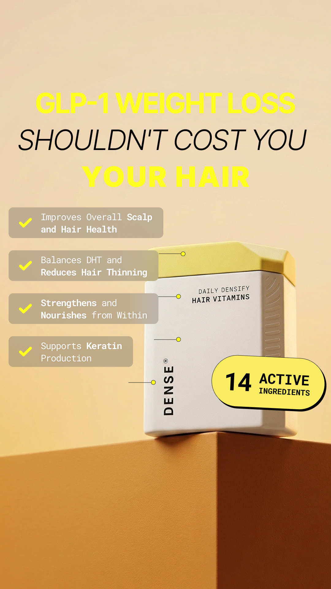 Dense Hair Experts Facebook ad