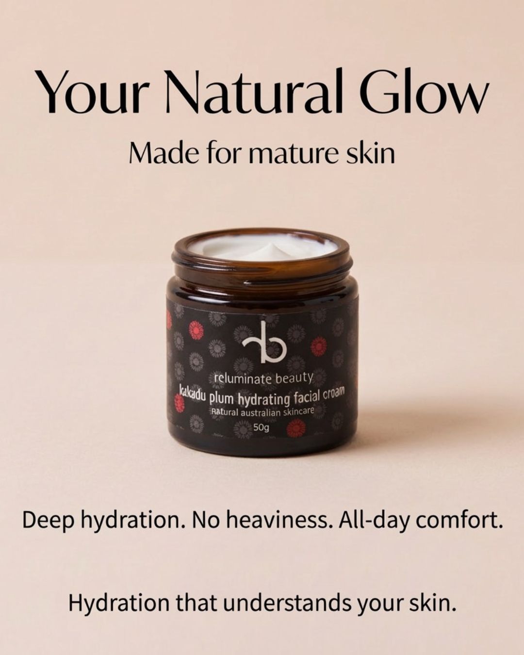 Reluminate beauty Facebook ad