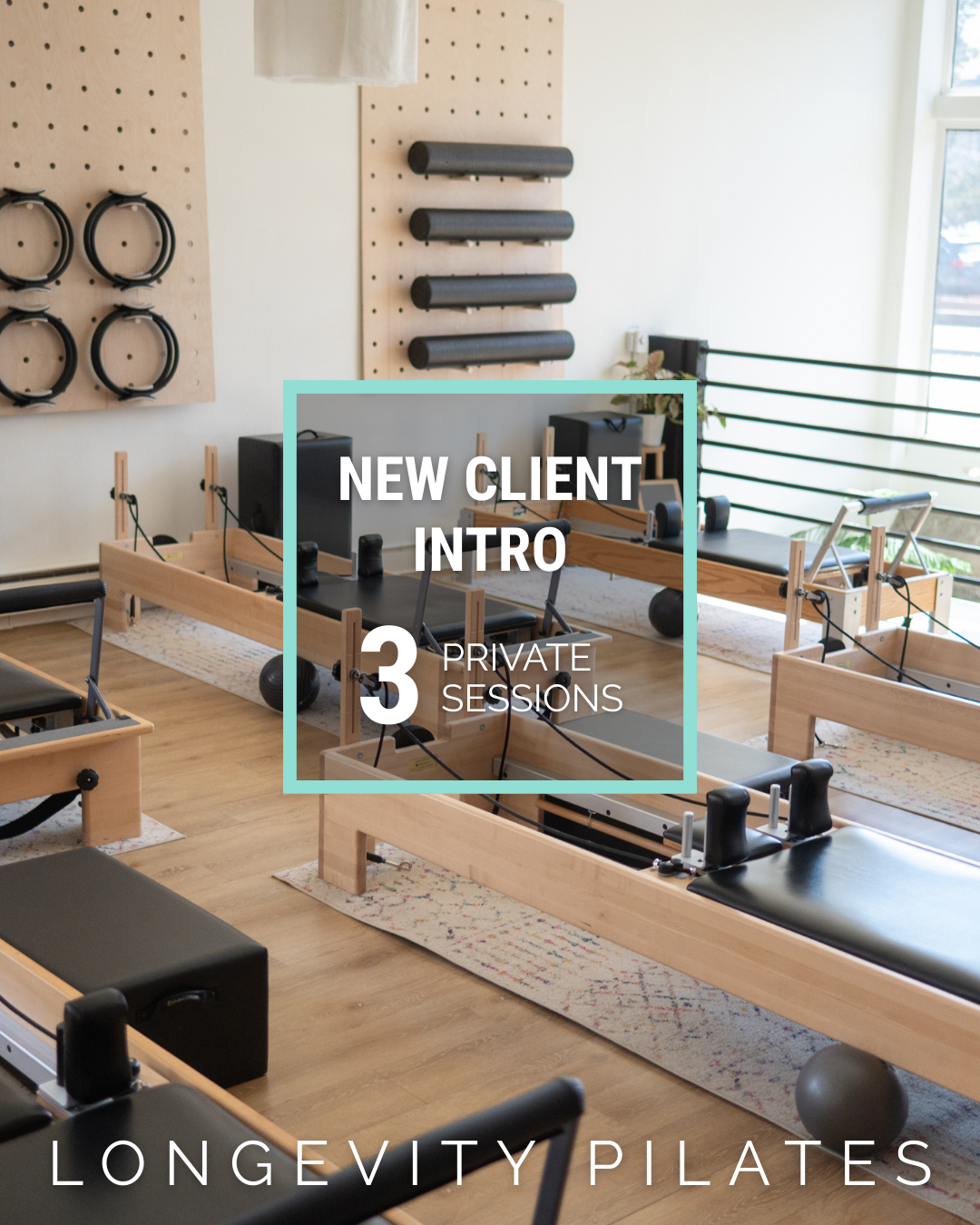 Longevity Pilates Facebook ad from Aug 18, 2026