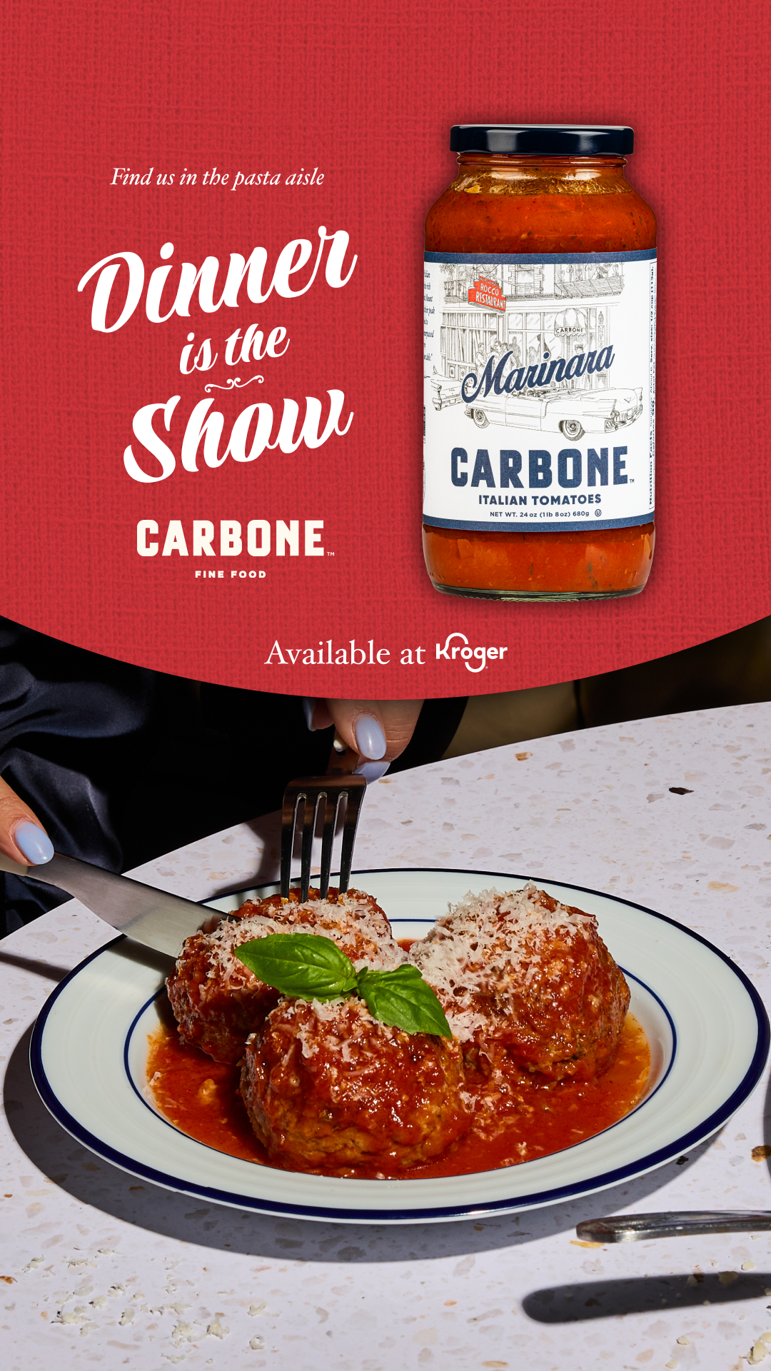 Carbone Fine Food Facebook ad