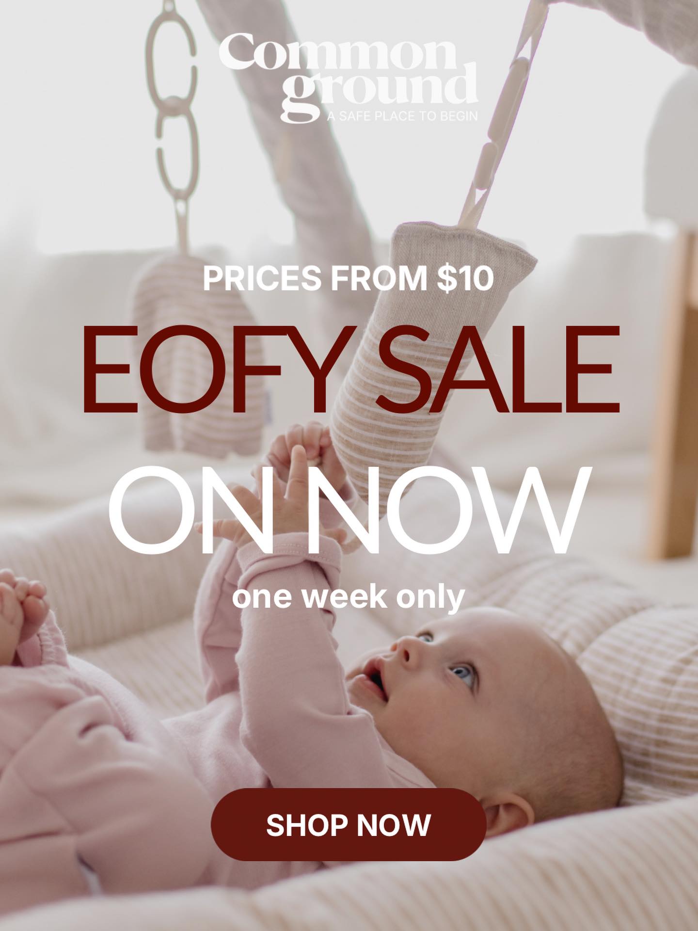 Common Ground Baby Facebook ad