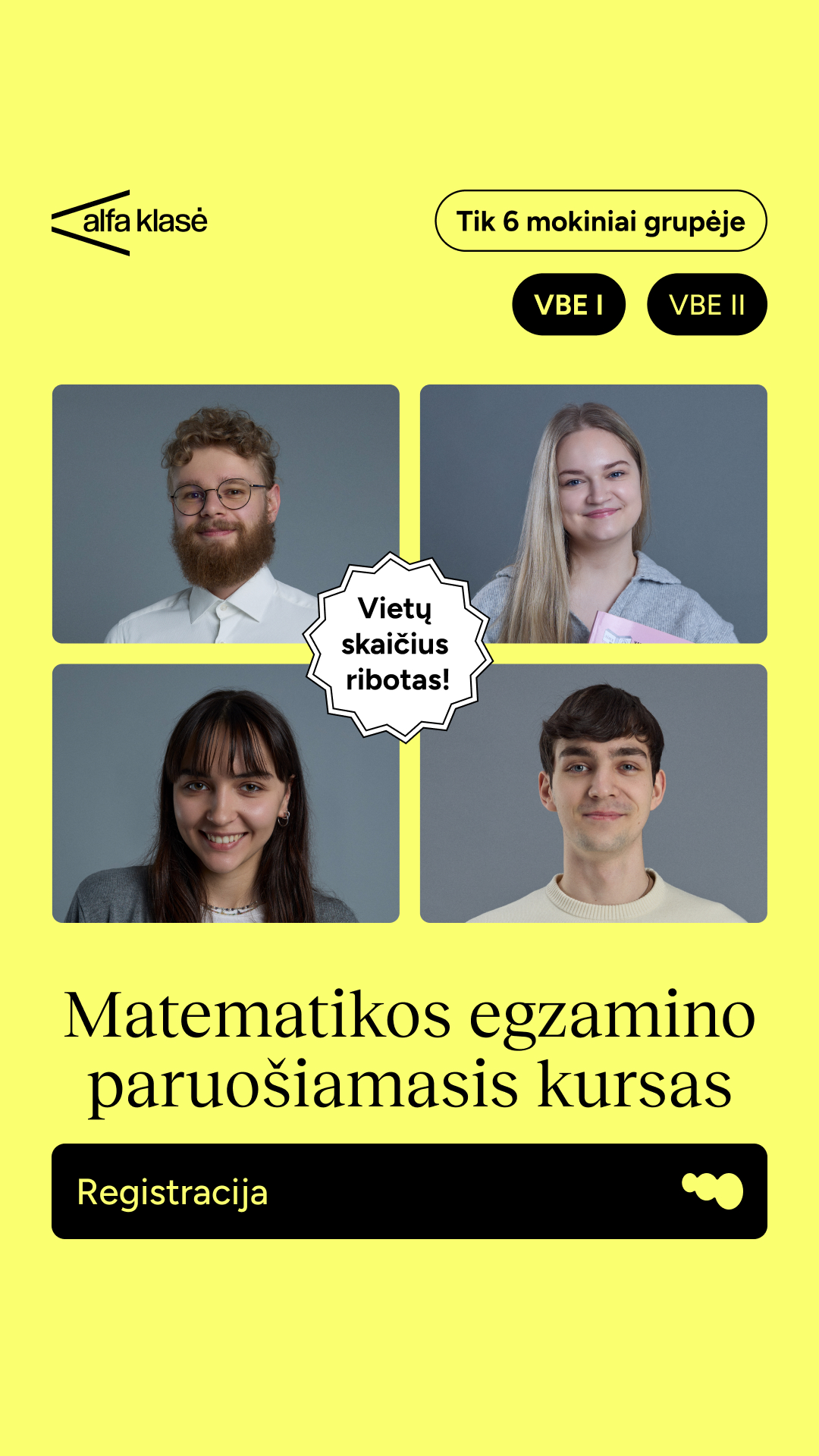 Alfa Klasė Facebook ad