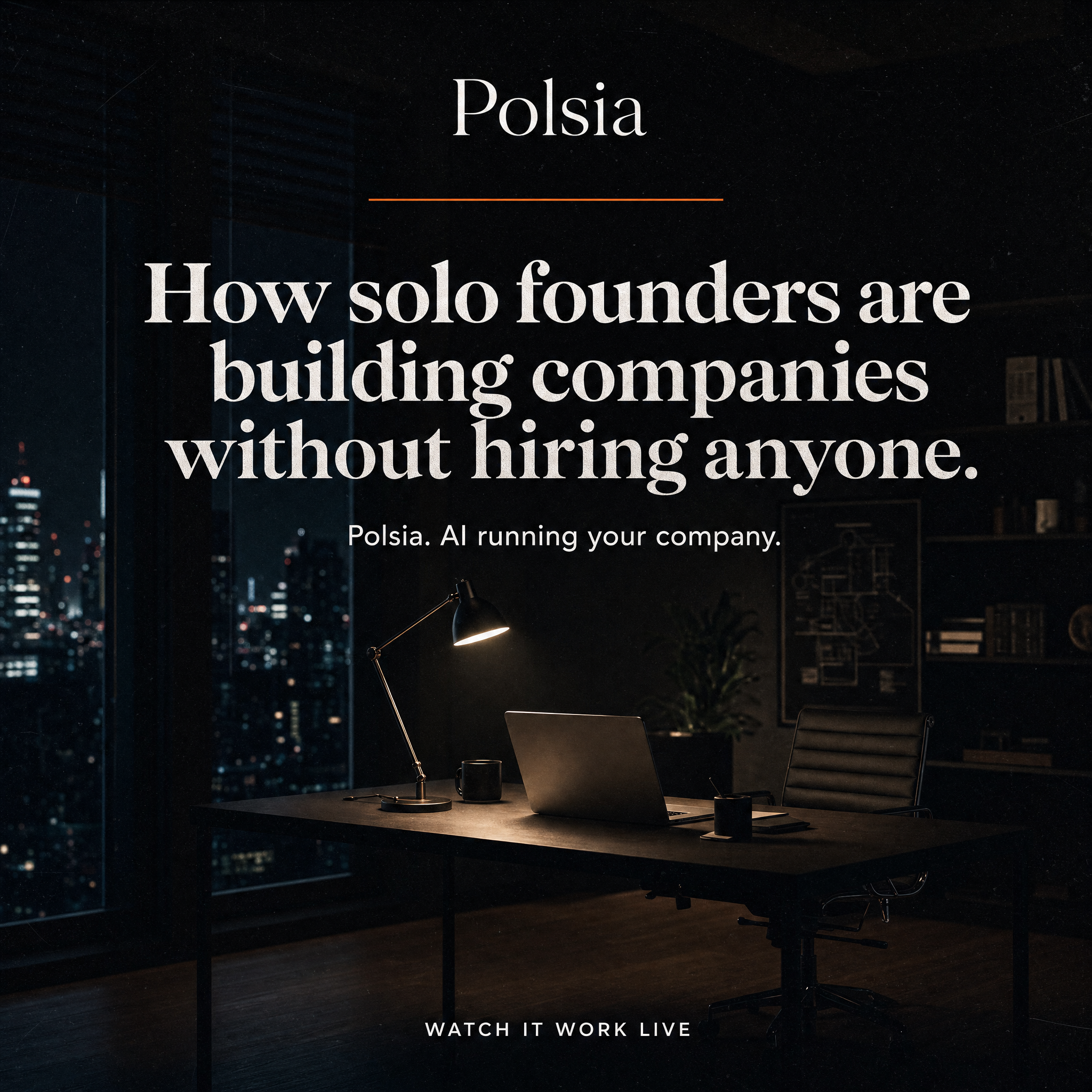 Polsia AI Facebook ad
