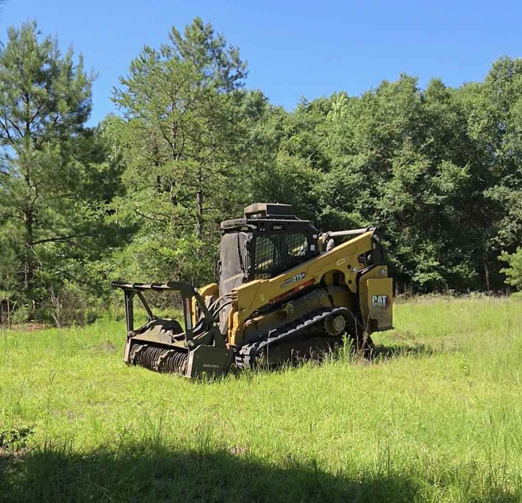 Caleb Feduccia Facebook ad: Forestry mulcher, Land clearing
