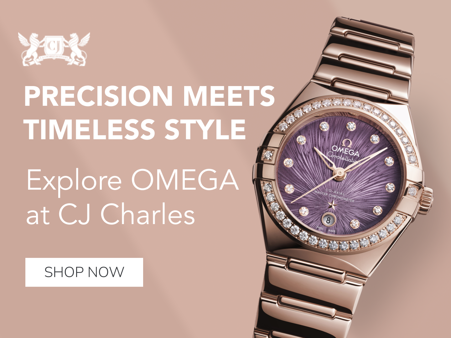CJ Charles Jewelers Facebook ad: Omega Luxury Watches