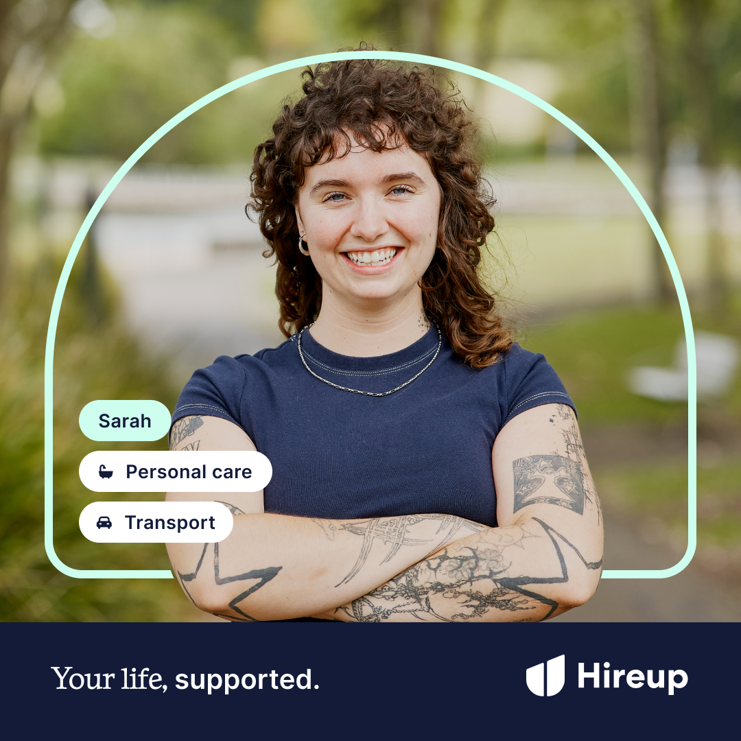 Hireup Facebook ad