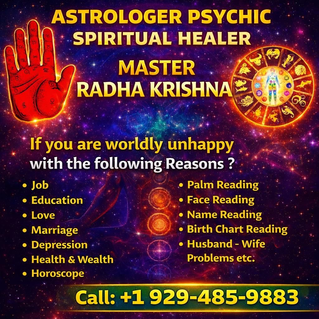 Master Radha Krishna - Best Astrologer in New York Facebook ad: Get Best Solutions Now