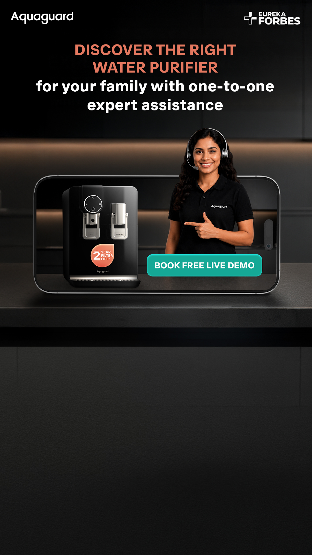 Eureka Forbes Facebook ad