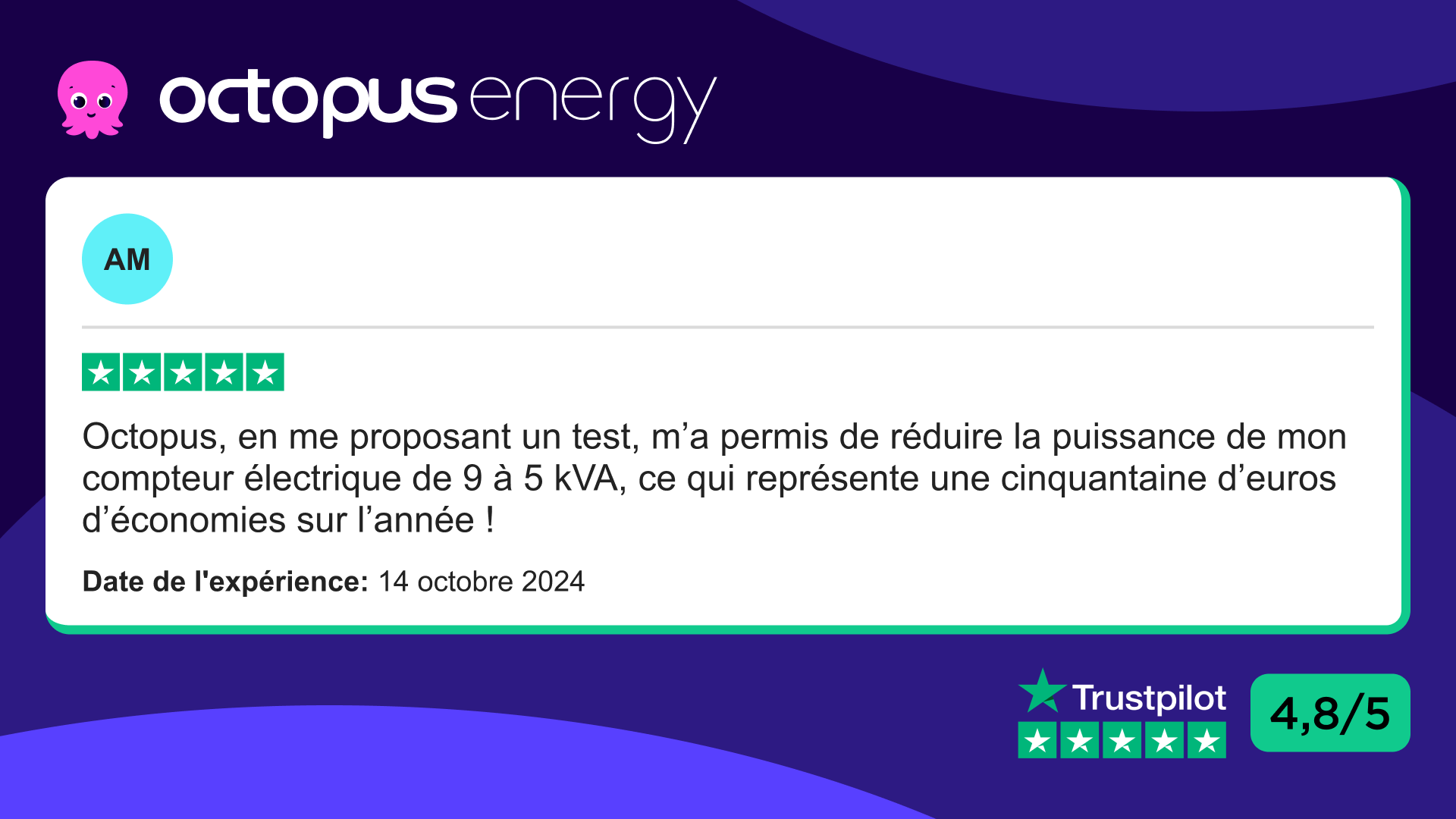 Octopus Energy Facebook ad