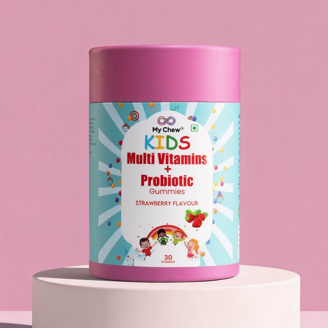 Mychew.in Facebook ad: Easy-to-digest daily nutrition-MyChew probiotic gummies…